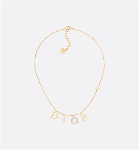 dior jewelry necklace|necklace that says dior.